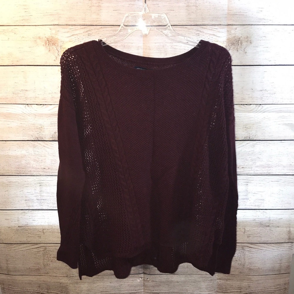 Burgundy Sweater